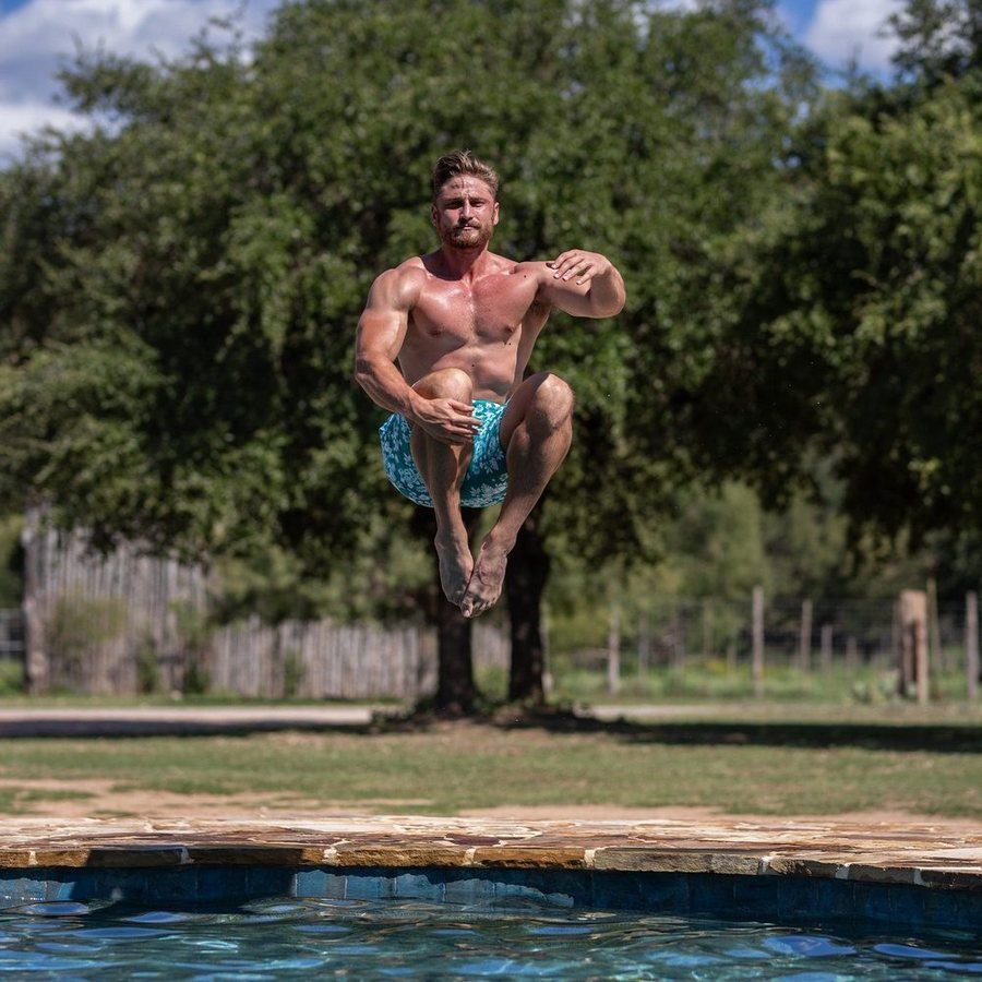 Grunt Style Grunt Trunks Tropical Death - Aqua bottoms