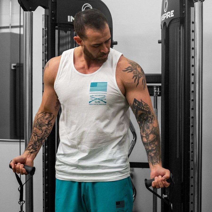 Grunt Style Tropical Death Aqua Tank - White tanks