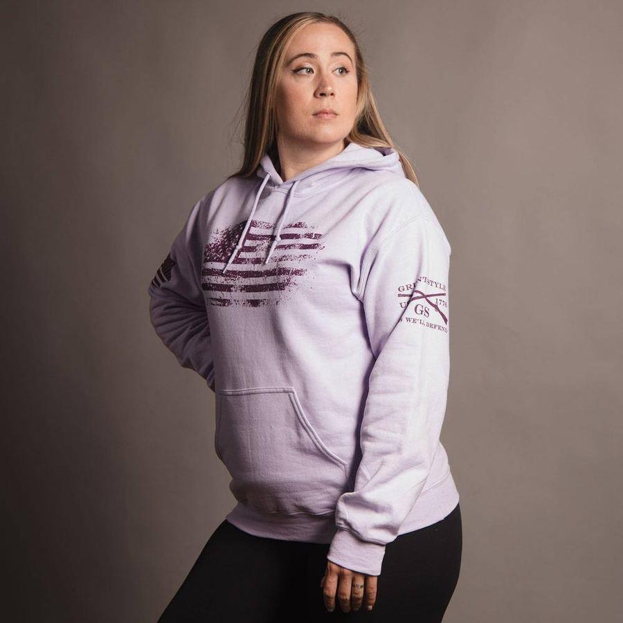 Women's Vintage American Hoodie - Orchid