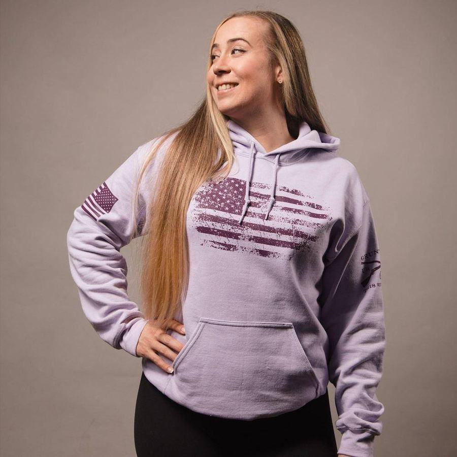 Women's Vintage American Hoodie - Orchid