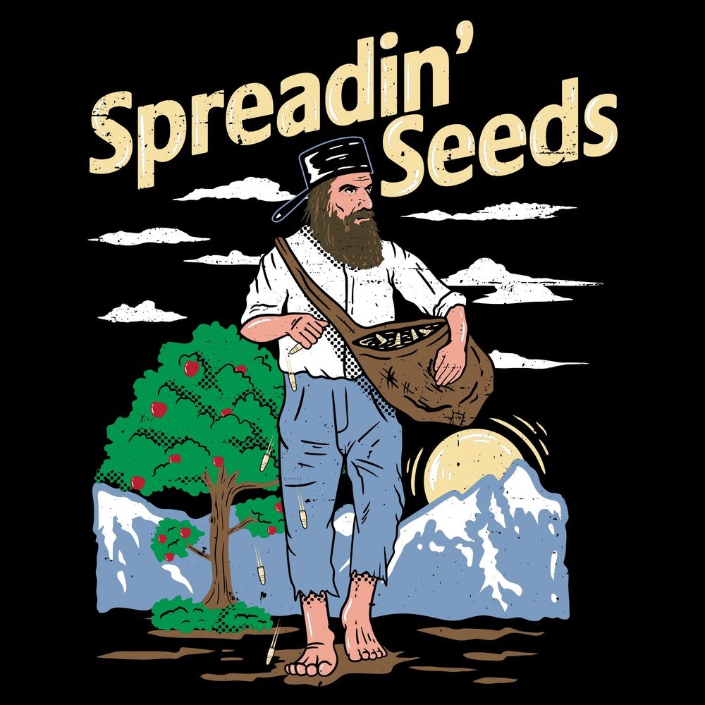 Spreadin' Seeds T-Shirt - Black