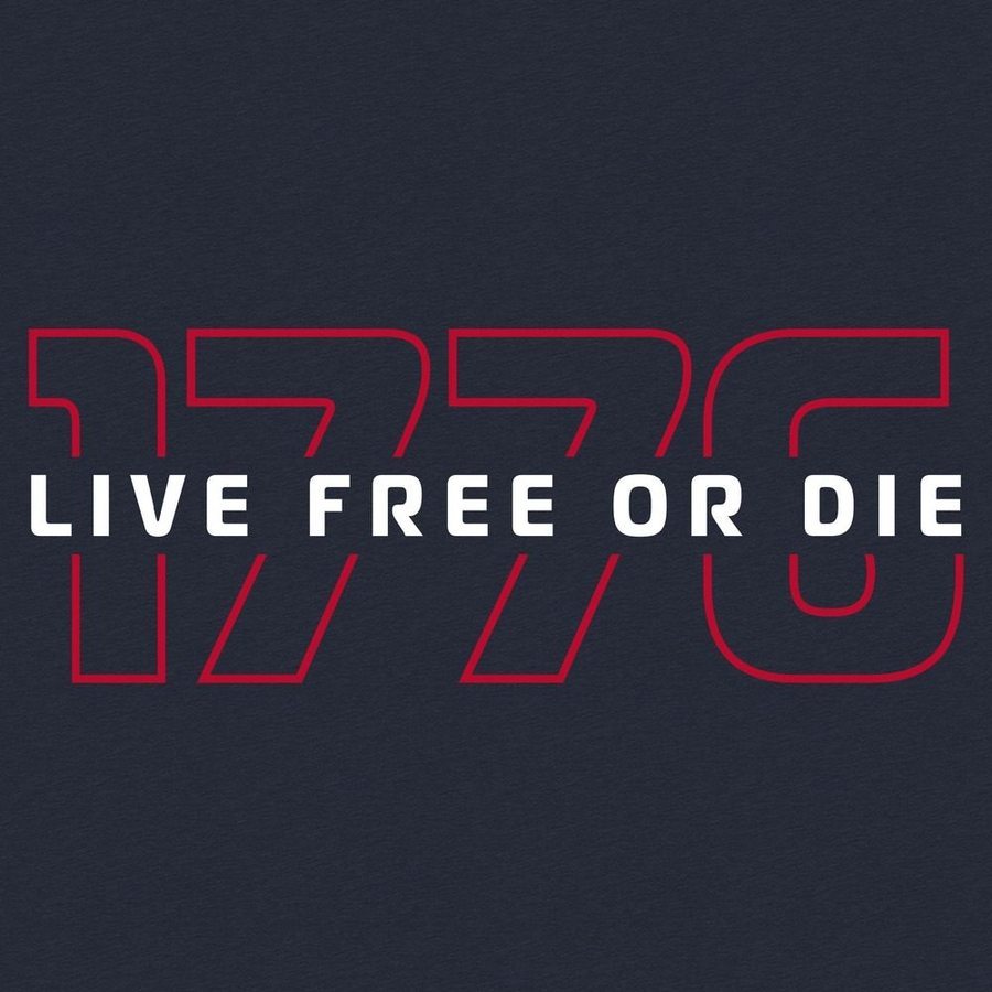 Live Free Or Die '76 T-Shirt - Midnight Navy