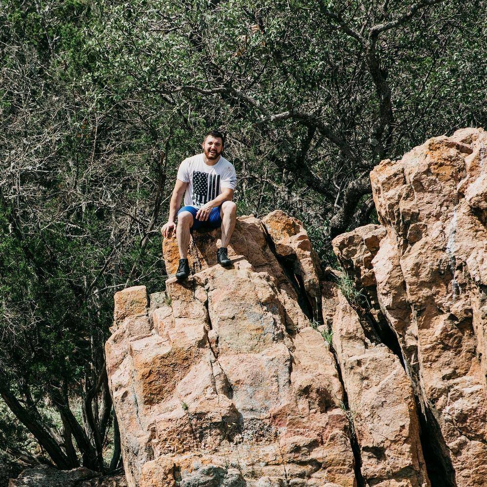Men's White American Rifle Tee | Grunt Style 